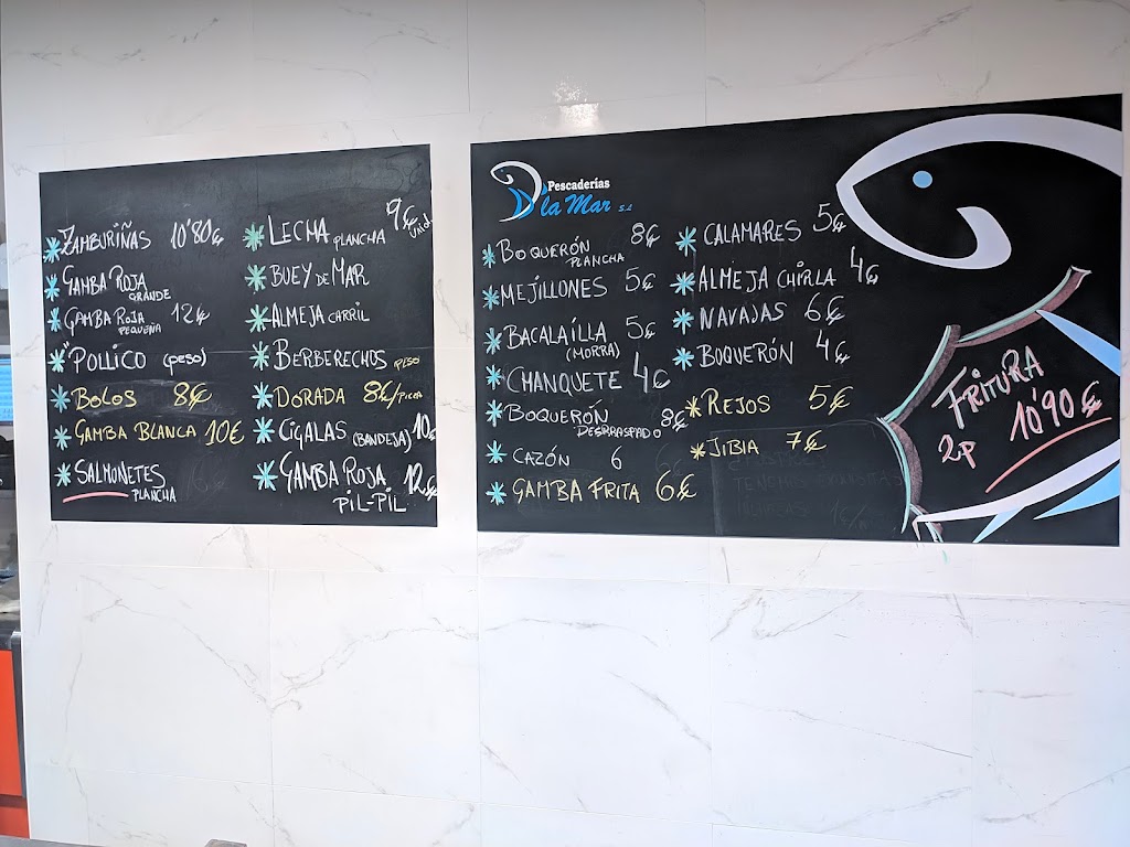 Pescaderias D'La Mar — Carta