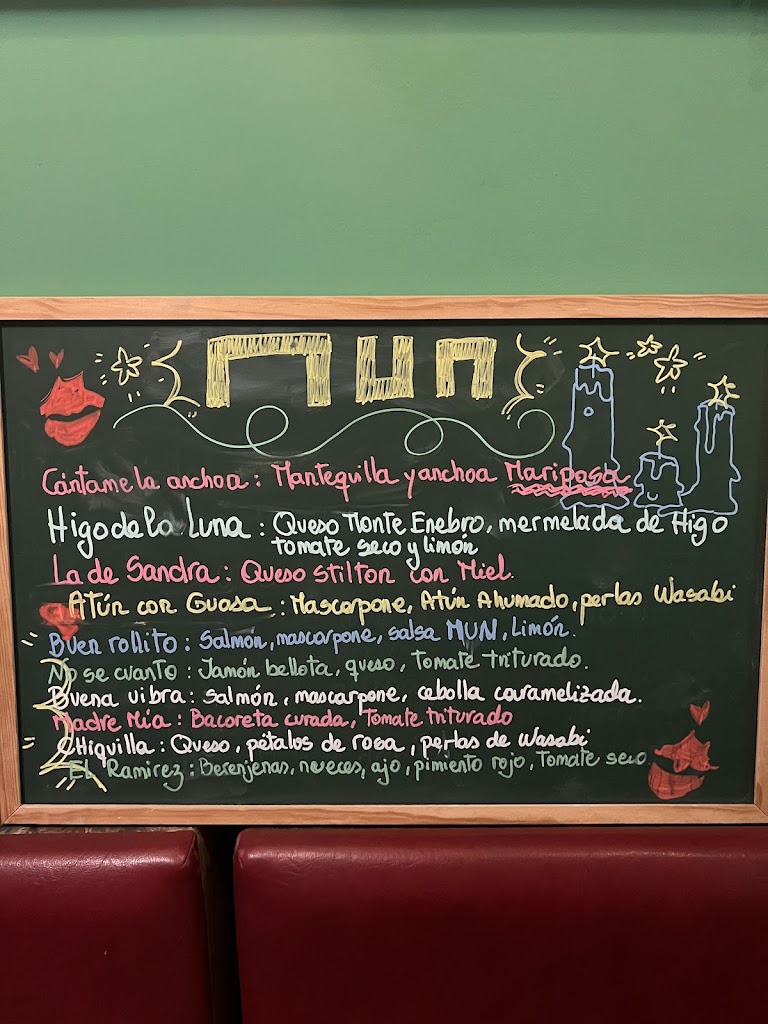 MUN Cafe — Carta