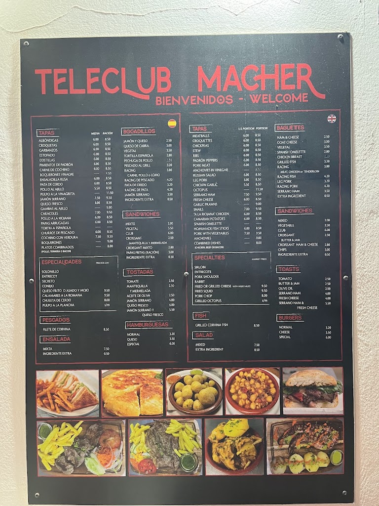 Teleclub Macher — Carta