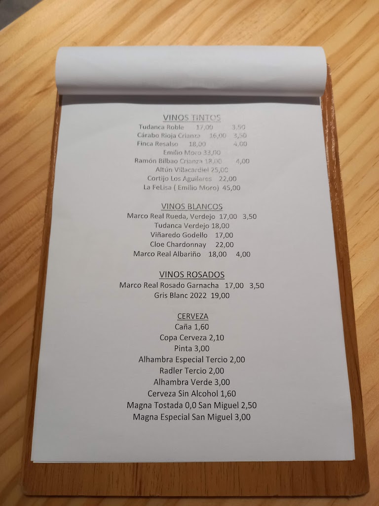 El buchito San Pedro — Carta