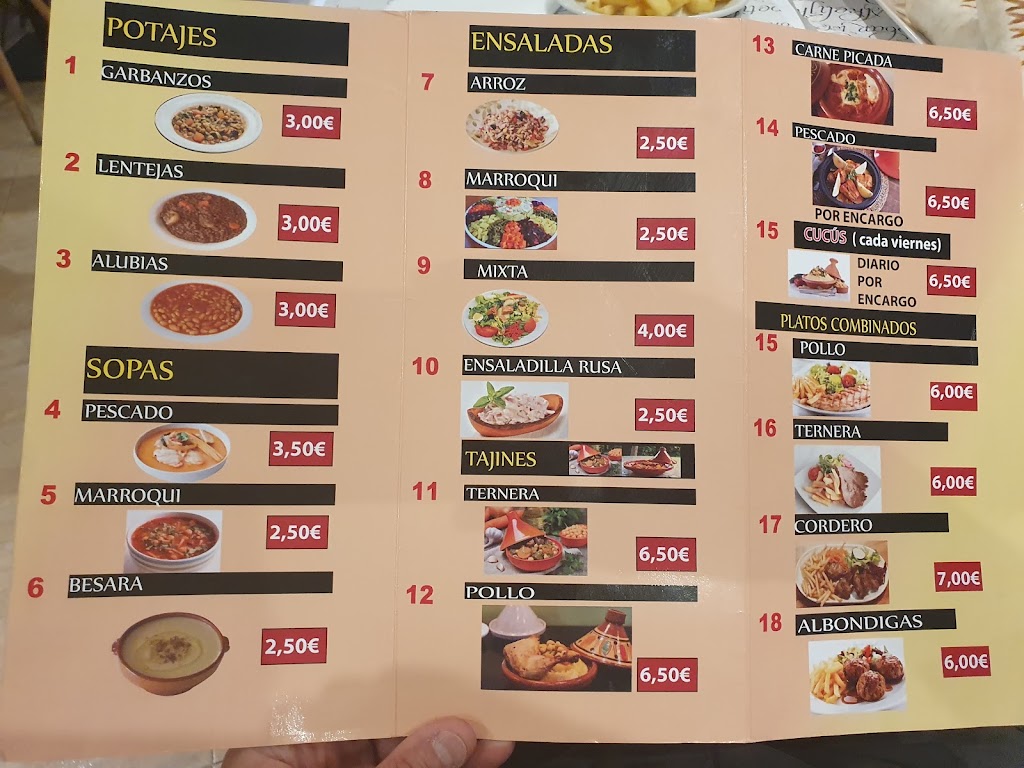 Tacos Dali Restaurante — Carta