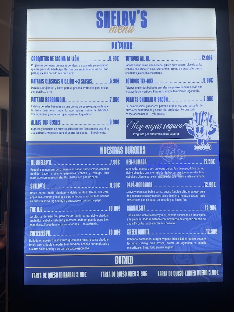 Shelby's | Smash Burgers — Mas recientes