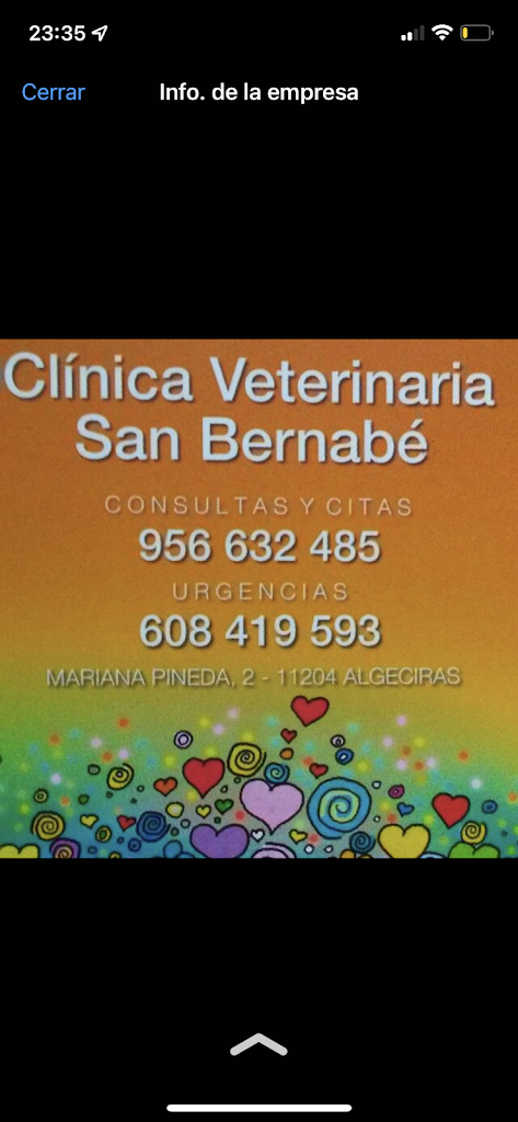 Clinica Veterinaria San Bernabe — Del propietario