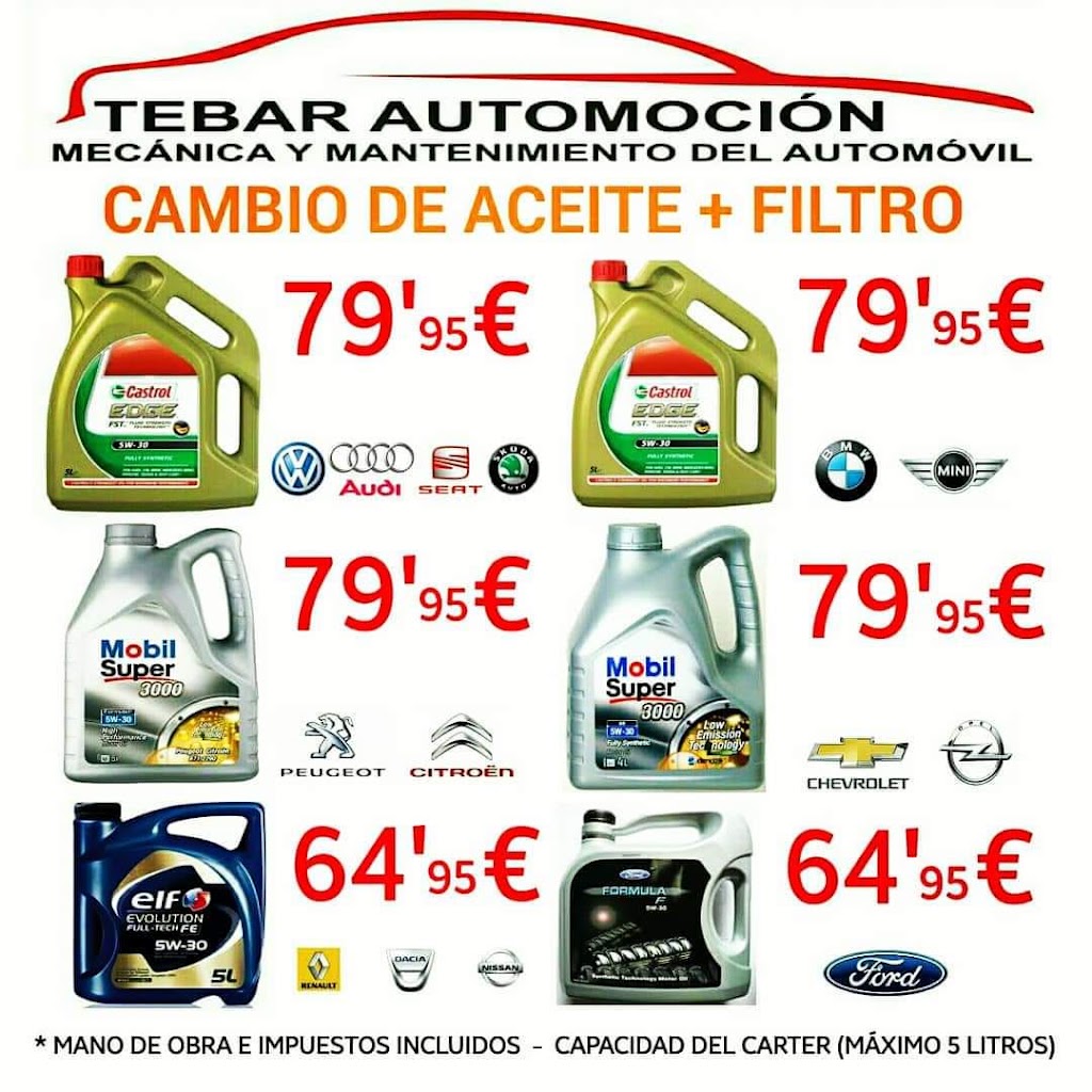 TEBAR Automocion — Del propietario