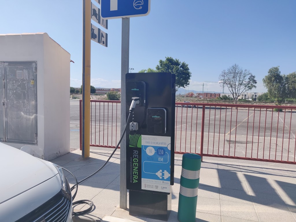 Estacion de carga de vehiculos electricos