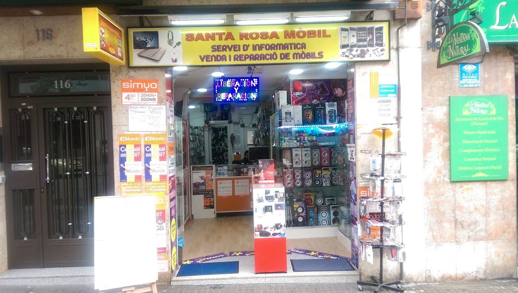 SANTA ROSA MOBIL, REPARACION IPHONE BARCELONA, SAMSUNG,PORTATIL, SERVICIO TECNICO DE MOVILES — Exterior
