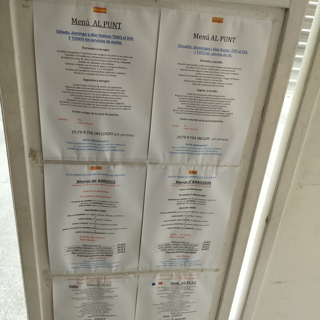 Al Punt — Carta