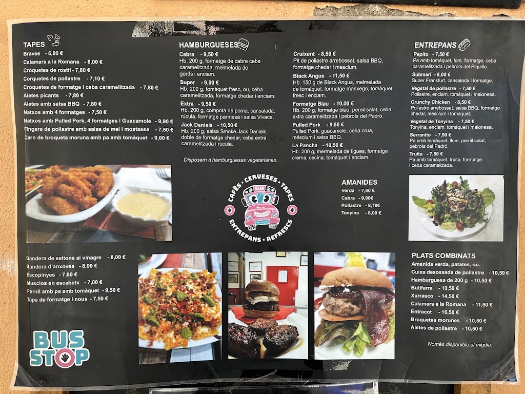 Bus Stop Bar — Carta