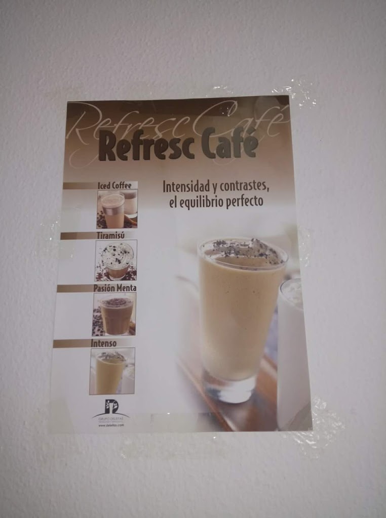 Bar Cafeteria Dolce Gusto — Carta