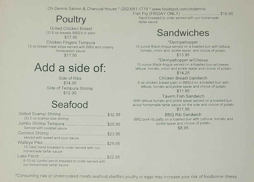  Oh Dennis! Saloon & Charcoal House