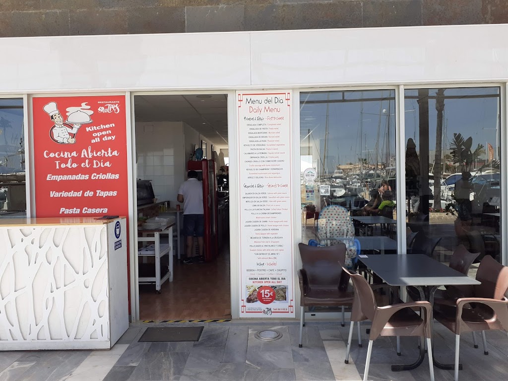 Los Tres Cafe Restaurante — Carta