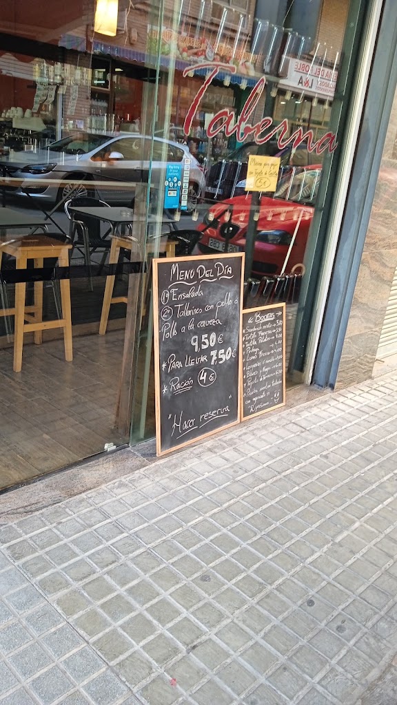 "La Nueva Pequena Taberna" — Carta