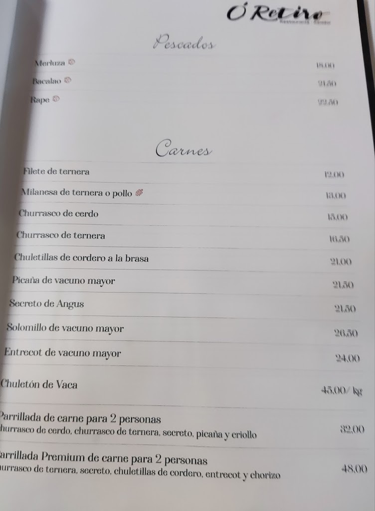 O Retiro — Carta