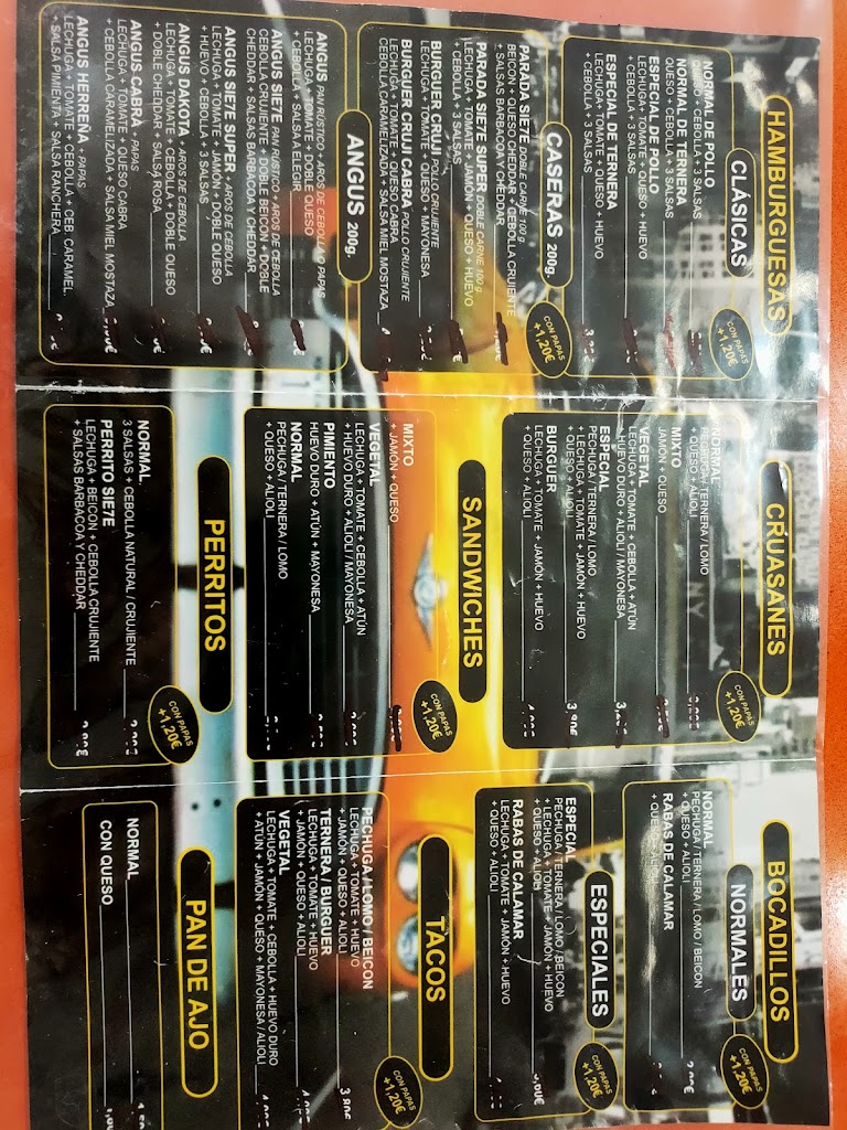 PARADA SIE7E — Carta