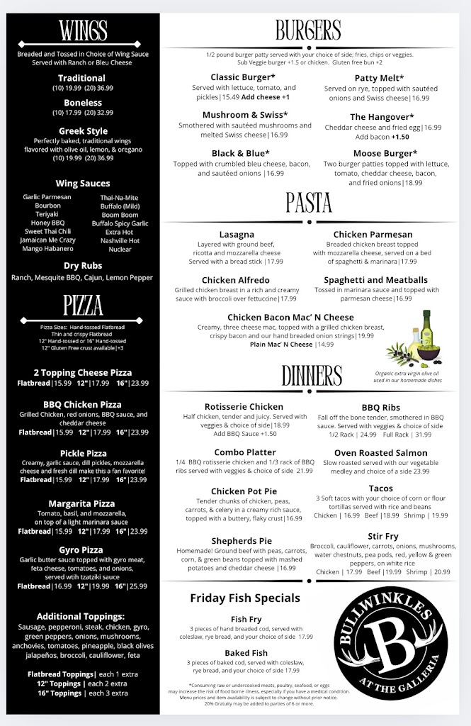  Bullwinkles at the Galleria