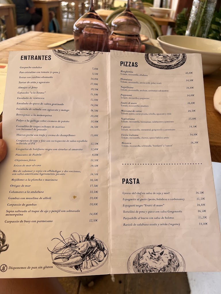 Restaurante il Porto — Carta