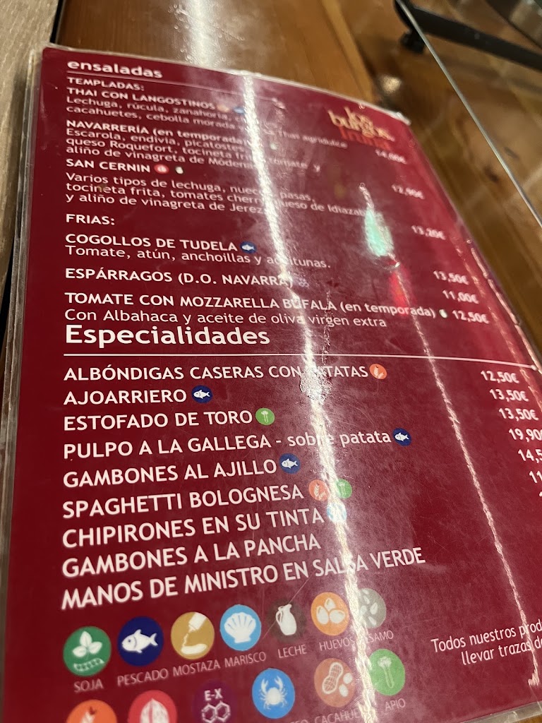 Los Burgos de Iruna — Carta