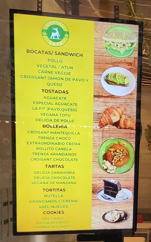 Cortau cafe — Carta
