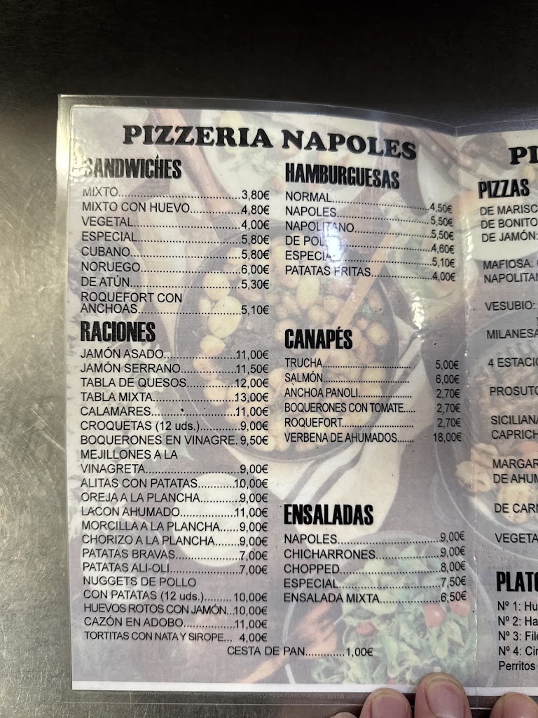 Cafeteria Napoles II Pizzeria — Mas recientes