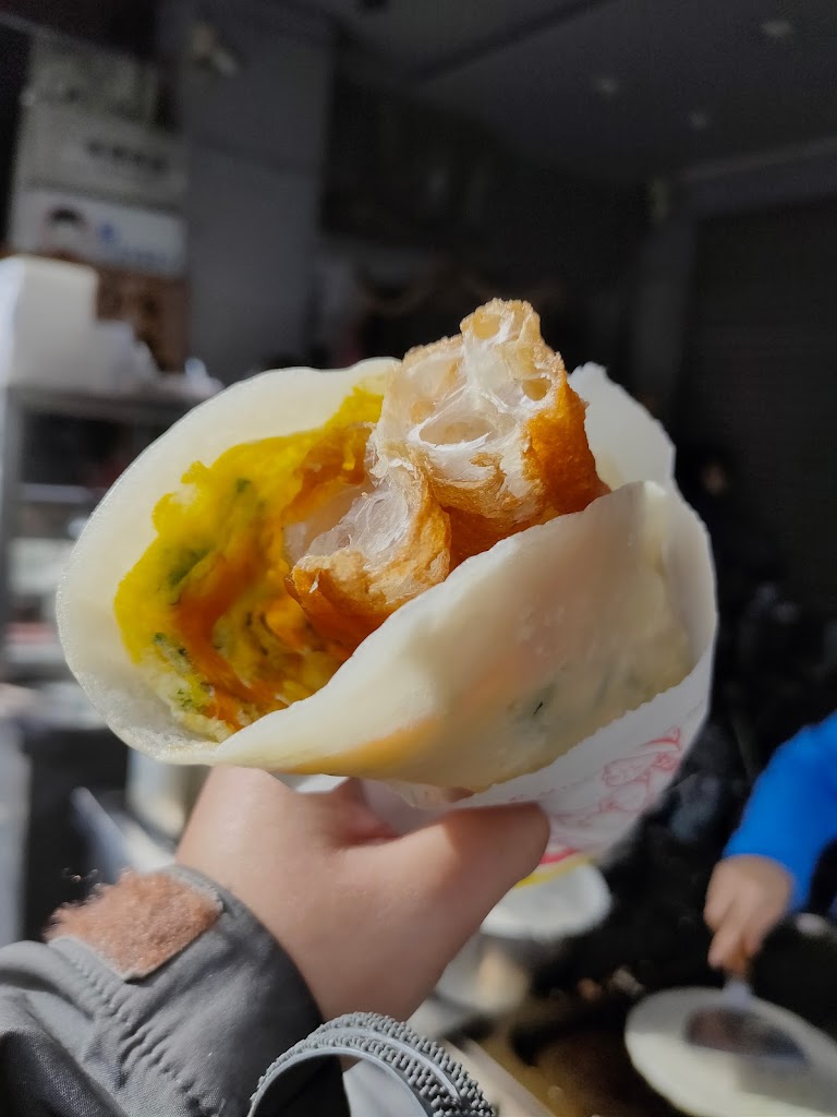 文化手作飯糰、粉漿蛋餅 的照片