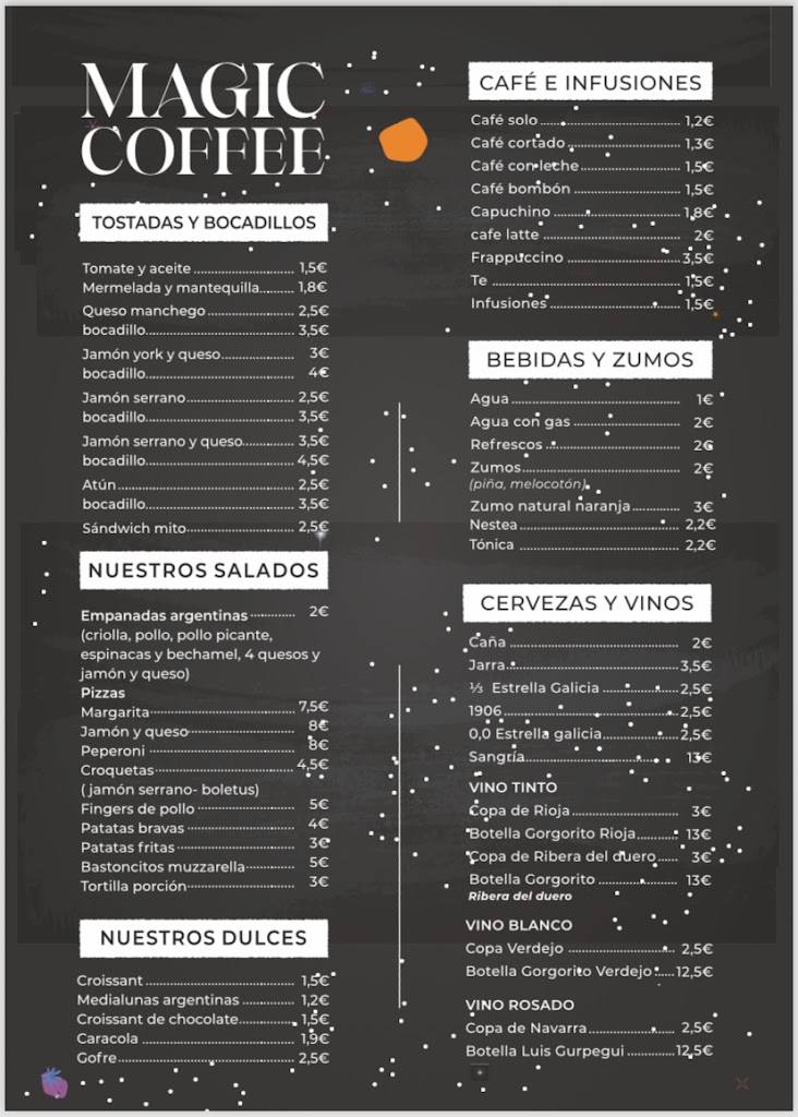 Magic Coffee — Carta