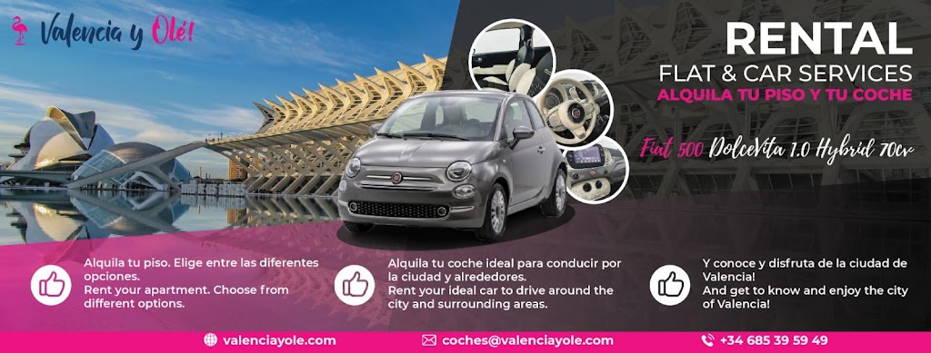 Valencia y ole! Home & Rent a Car 694482344