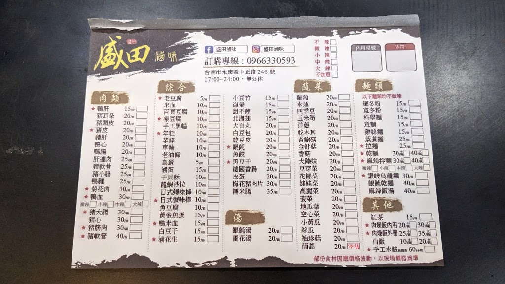 盛田滷味（永康店） 的照片