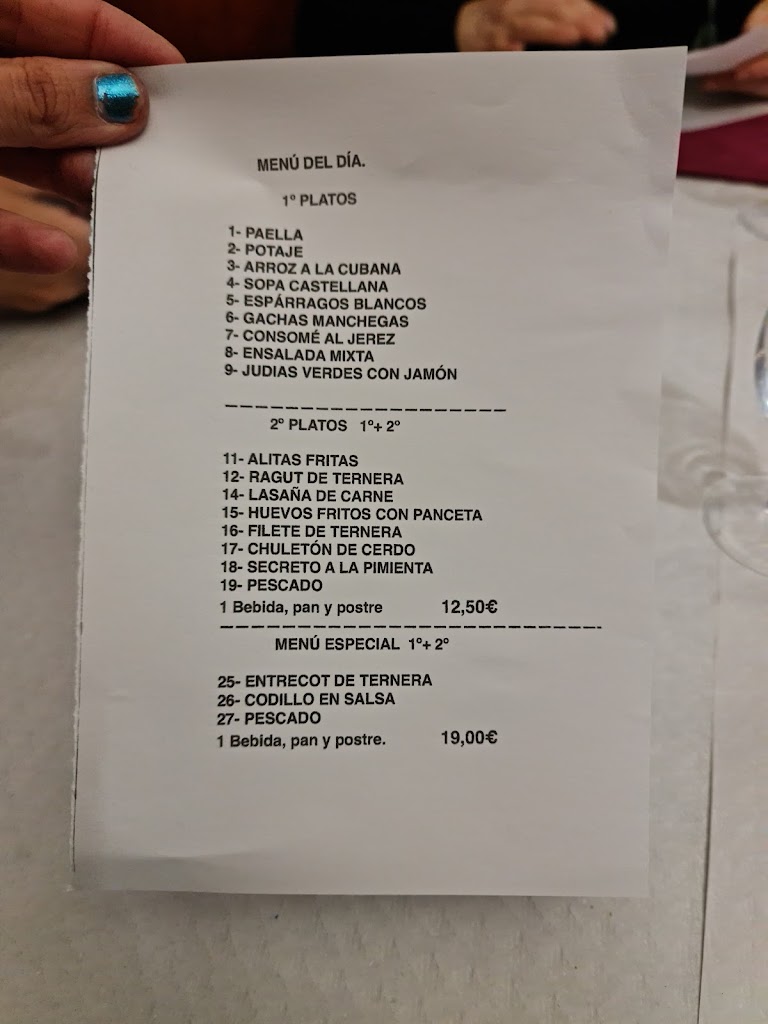 La Cueva de Antolin — Carta