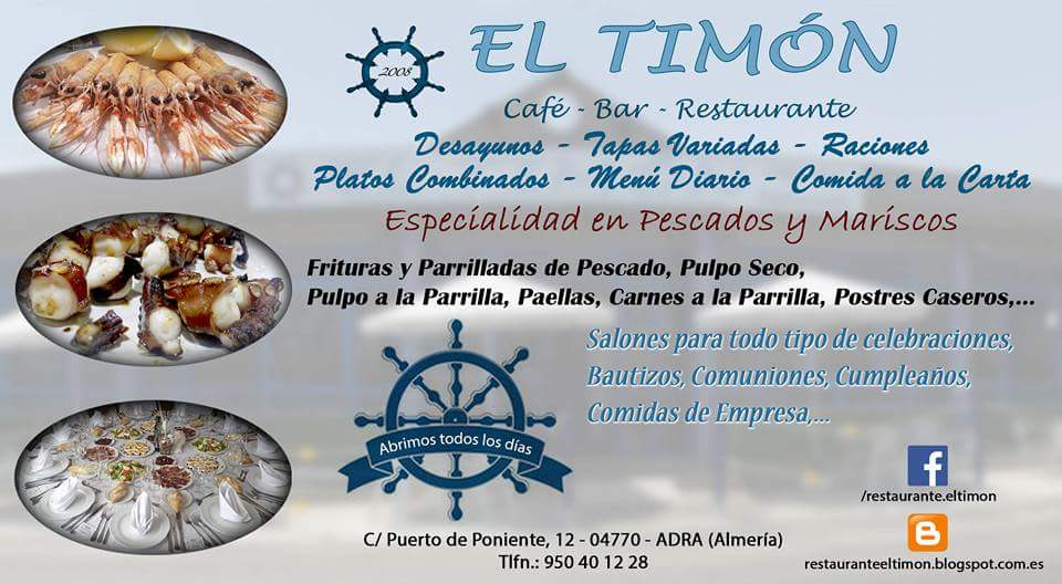 Restaurante El Timon — Carta