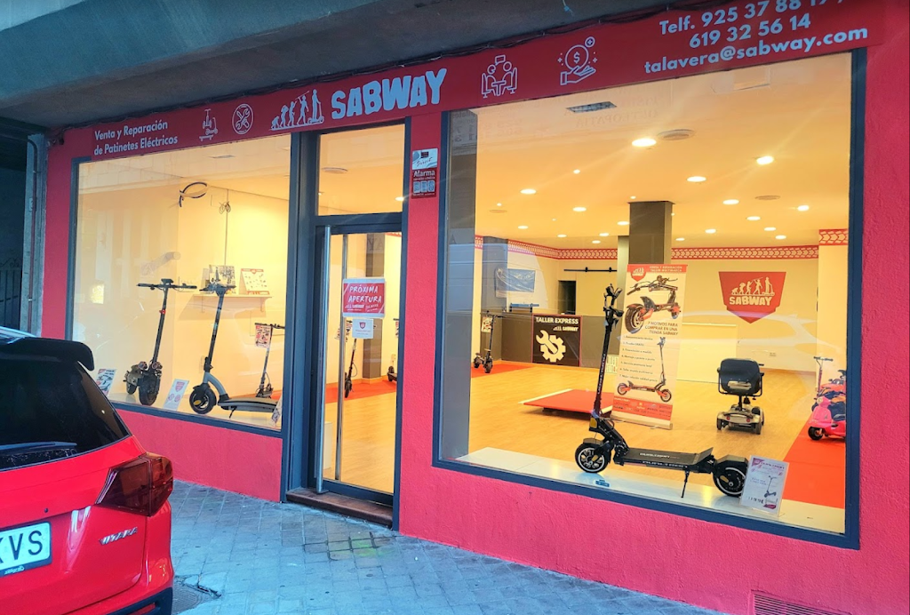 SABWAY Talavera, Venta y reparacion de patinetes electricos.