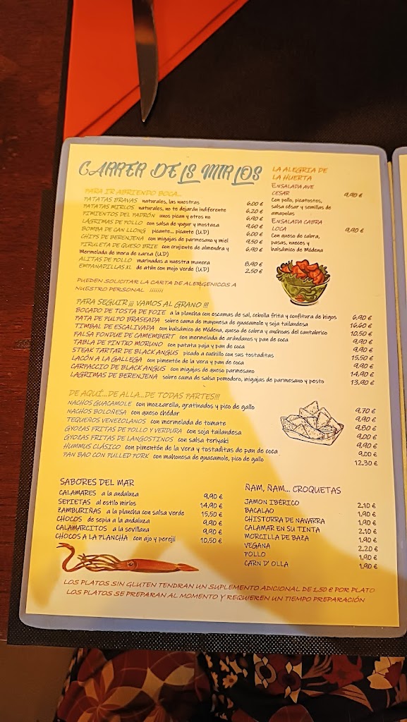 Carrer dels Mirlos — Carta