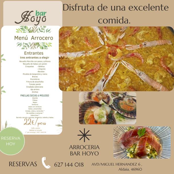 Arroceria BarHoyo | Recomendado — Carta