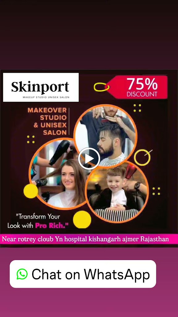 Skinport Makeup Studio Unisex Salon