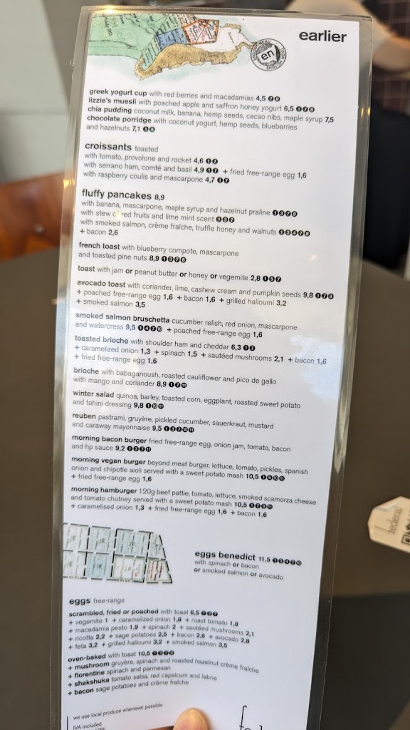Federal Cafe Sitges — Carta