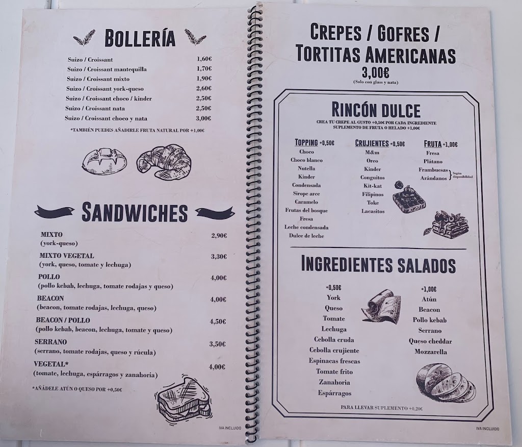 Warehouse Coffee Motril — Carta