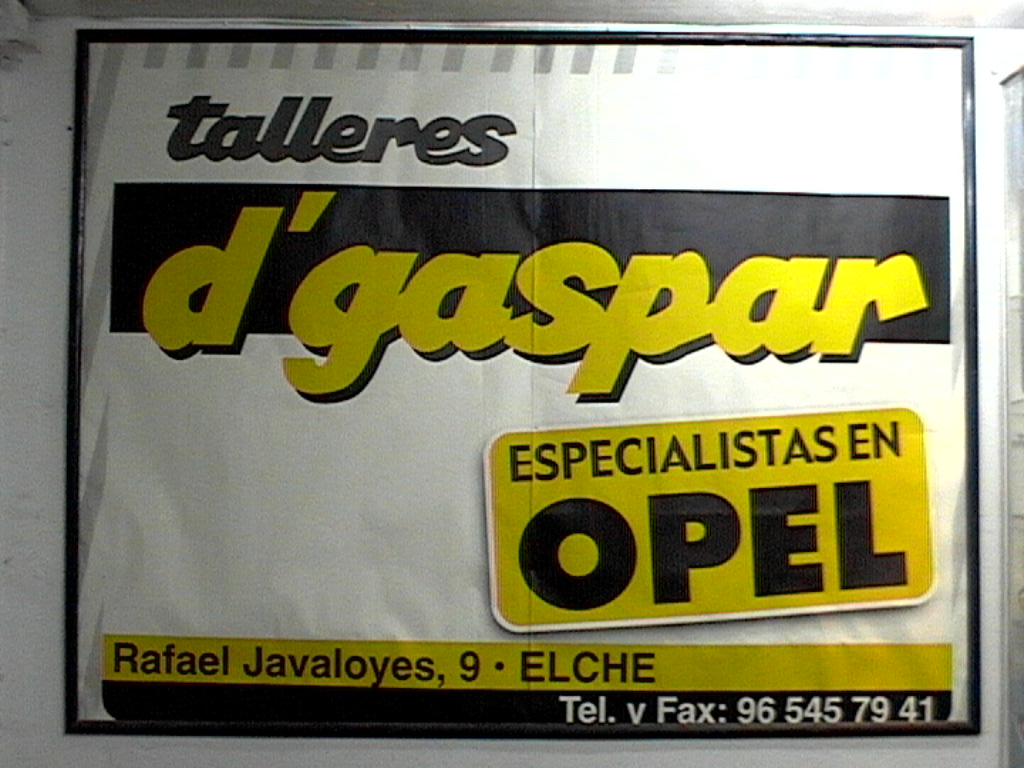 Talleres D'Gaspar — Del propietario