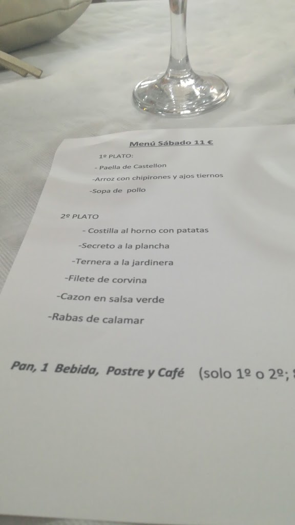 Bar Rte. Tito Natacha — Carta