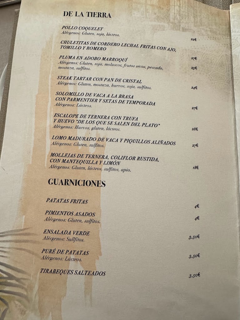El Pabellon de Florida Park — Carta