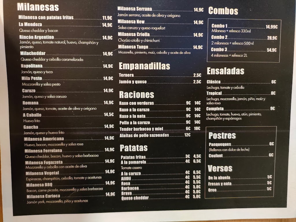 El ARGENTINO — Carta