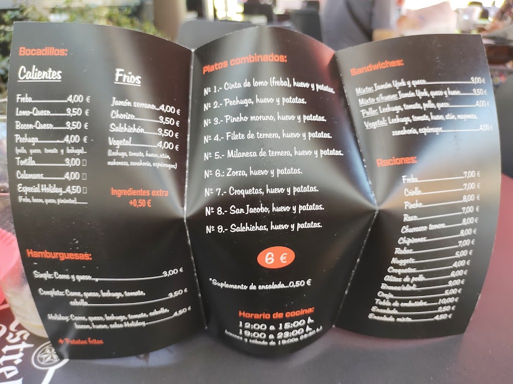 Bar Holiday — Carta