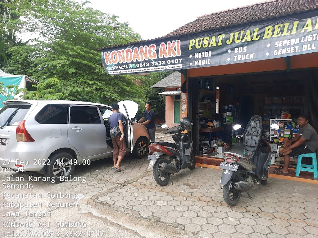 Kondang Aki Gombong (Toko Aki Mobil/Motor)