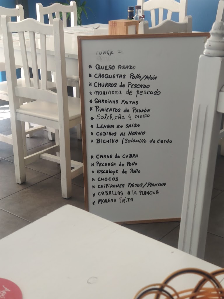 Restaurante Baganete — Carta