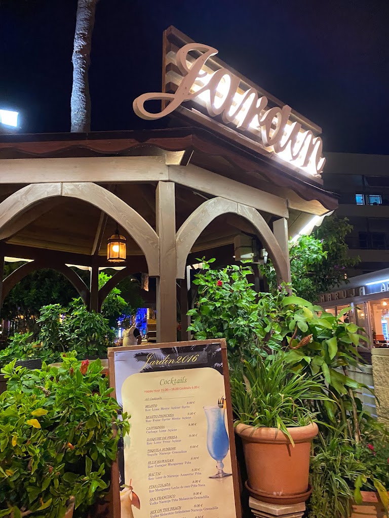 Jardin 2016 Beach and Bar Restaurante — Carta