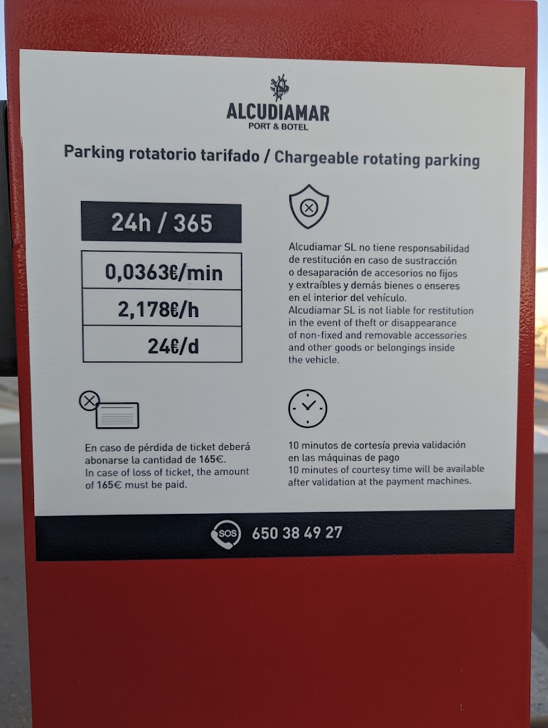 Alcudiamar Parking — Signo