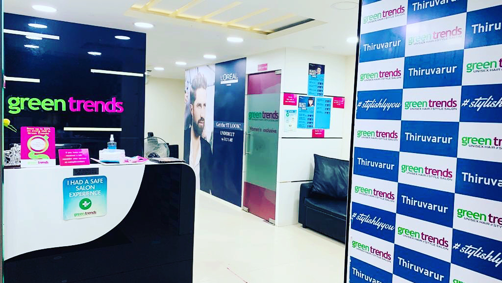 Green Trends Unisex Hair Style Salon Thiruvarur