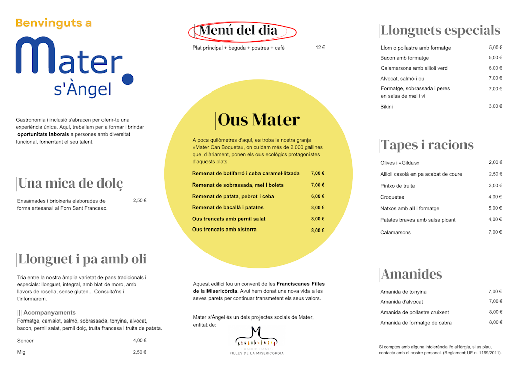 Mater s'Angel — Carta