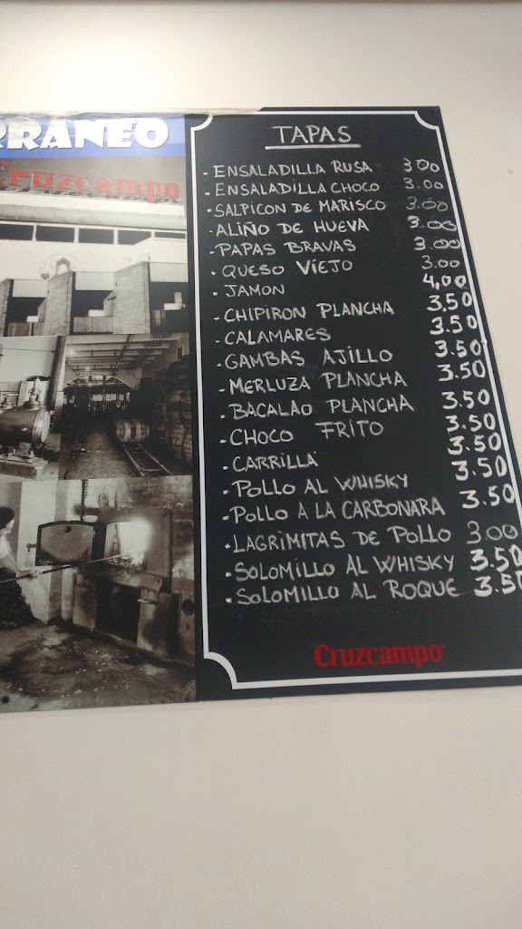 Bar Mediterraneo — Carta