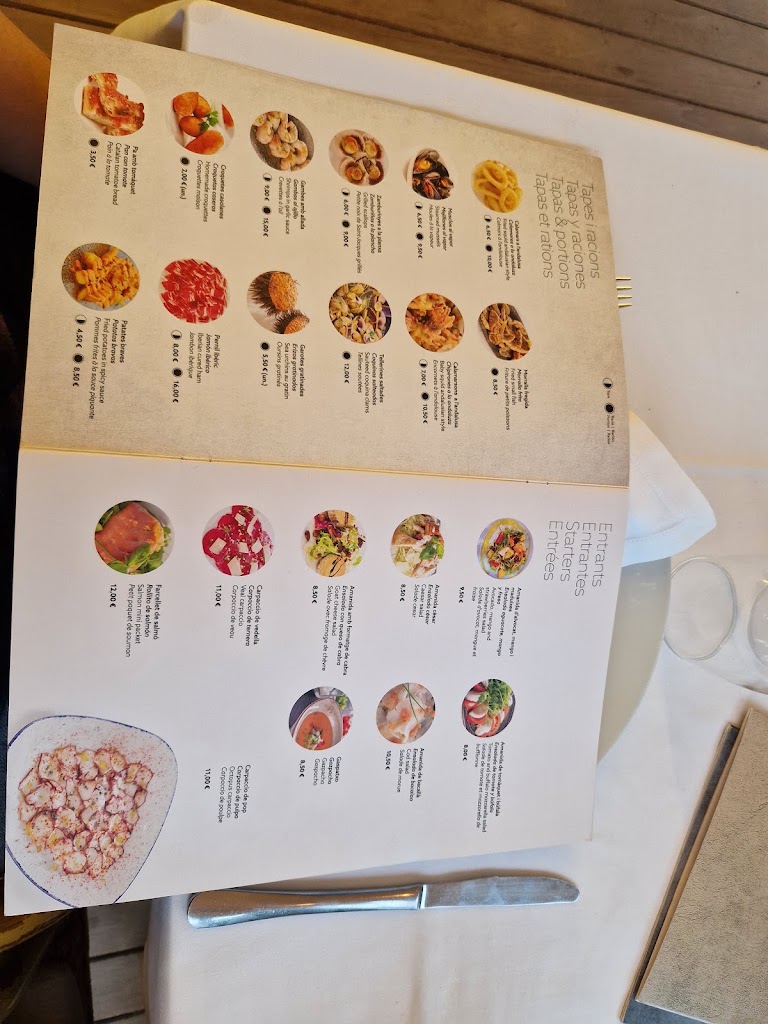 Restaurant Marsol — Carta
