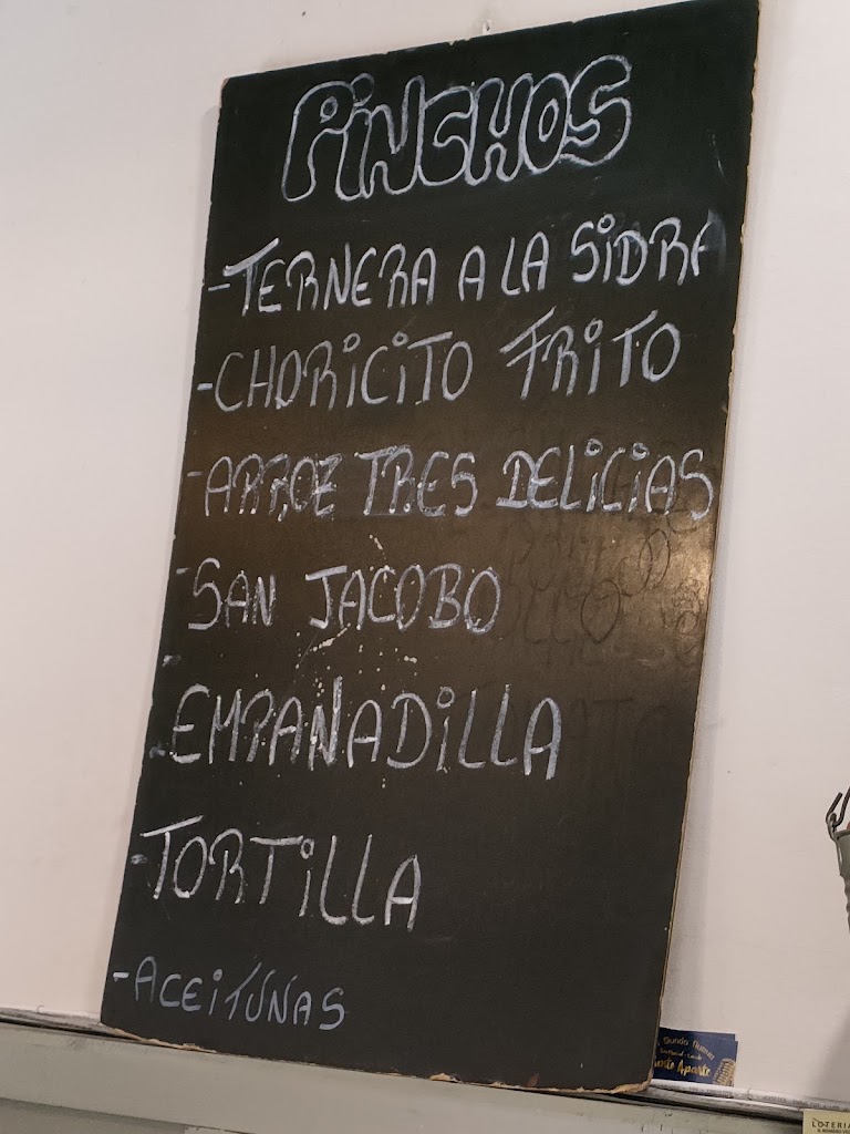 Bar El Trasgu — Carta