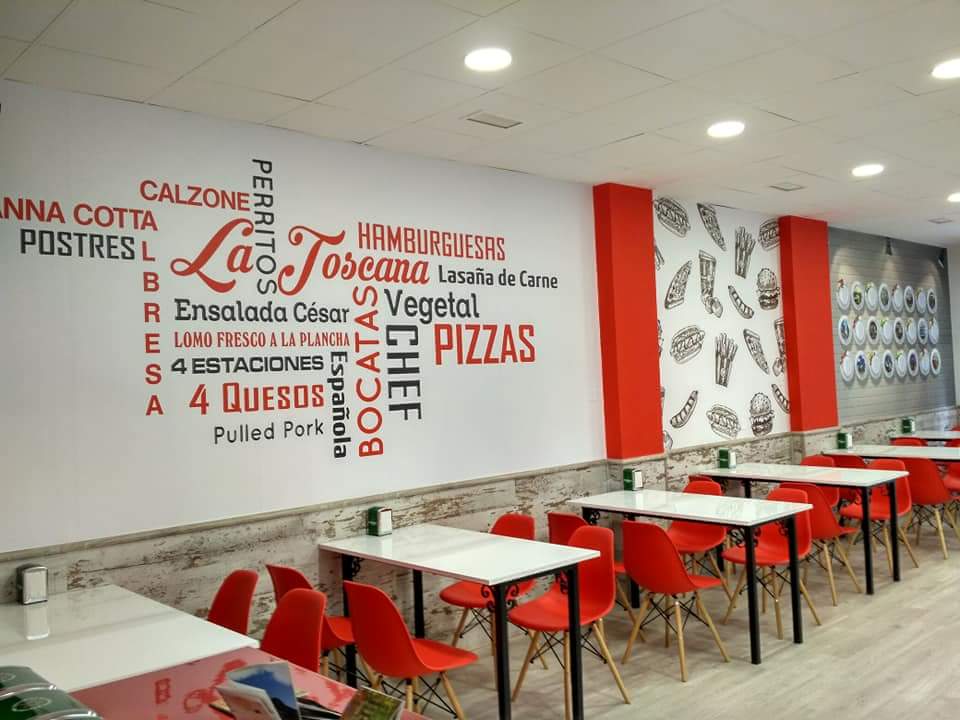 Pizzeria-Bocateria La Toscana — Carta